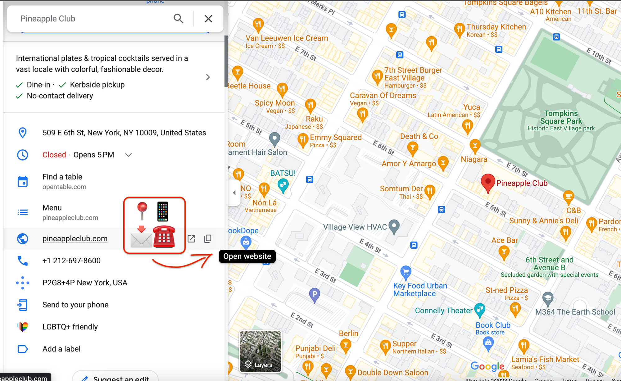 Where to find public email on a business website from Google Maps